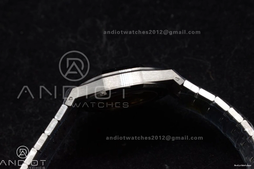 37mm SA3120 APSF Black Oak Textured Thermal Bracelet Super Edition Frosted Royal SS SS Clone Dial 15454 On 1034 1:1 Best 1222